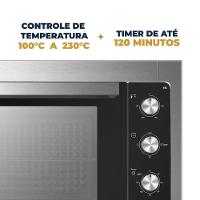Forno Elétrico de Embutir Britânia 47 Litros BFE47P 2 Resistências - 5