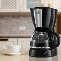 Cafeteira Britânia CP30 Inox Preta com Jarra de Vidro - 6