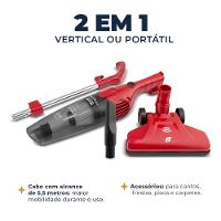 Aspirador de Pó Vertical Britânia 2 em 1 1250W BAS1290V - 3
