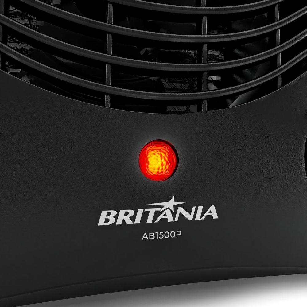 Aquecedor Britânia 2 em 1 com 3 Níveis de Potência AB1500P - 5