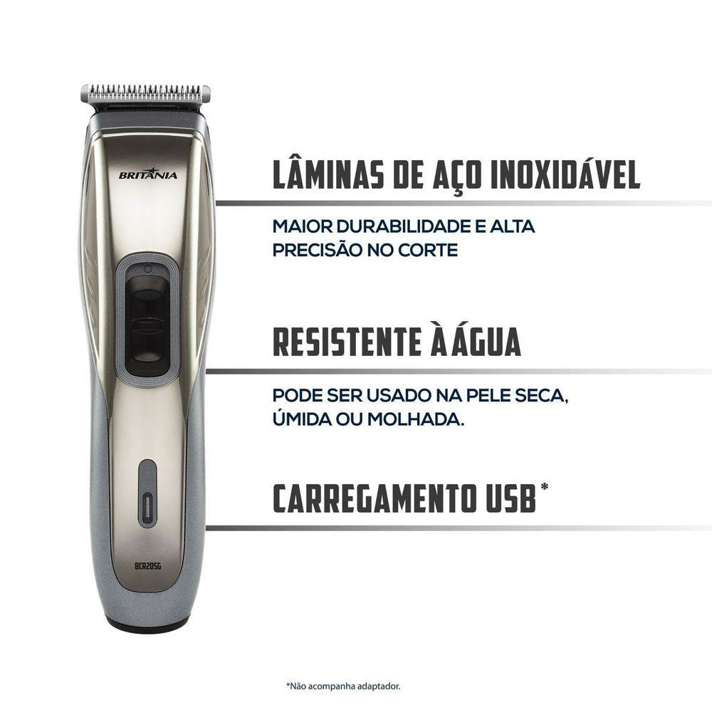 Cortador de Cabelos Britânia BCR20SG Sem Fio - 3