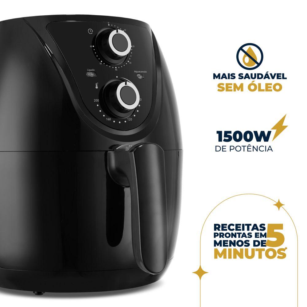 Air Fryer Britânia 3,8L Bella Cuccina Sem Óleo 1500W BCFR04 - 5