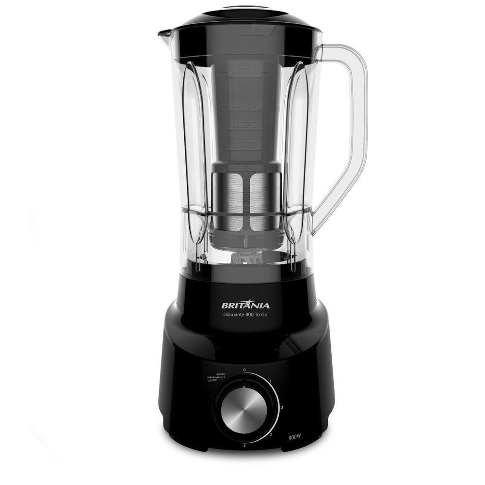 Liquidificador Britânia 900W 2,6L Diamante 800 To Go - 11