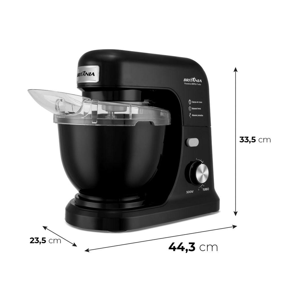 Batedeira Planetária Britânia 500W 12 Velocidades BBPE01 - 6