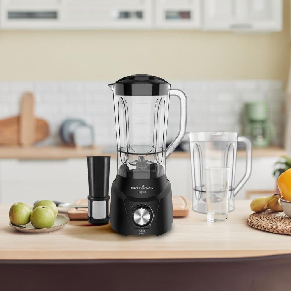 Liquidificador Britânia BLQE01 2 copos 2,6L 900W - 6
