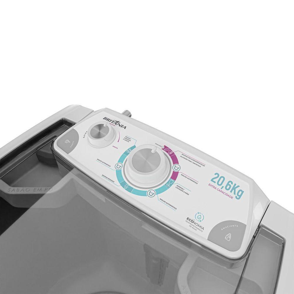 Tanquinho de Lavar Roupa 20,6kg Britânia Semiautomático BLR04 - 4