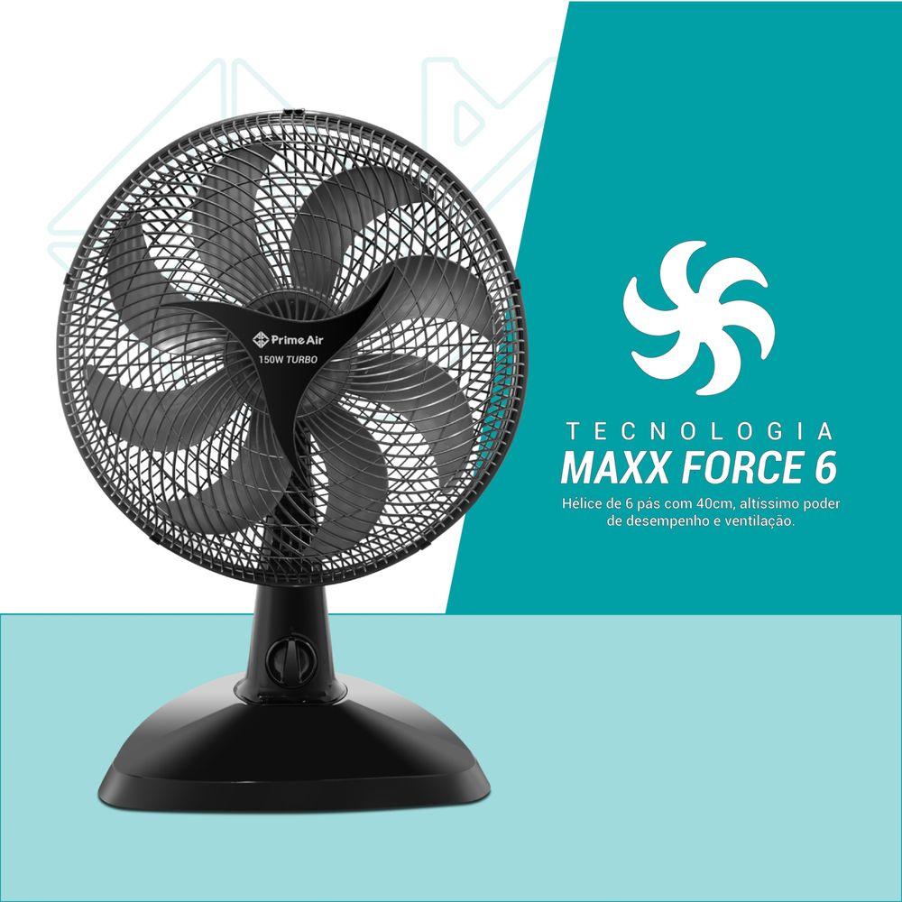 Ventilador 2 em 1 Prime Air 8 Pás Maxx Force 150W AVTE400 - 1