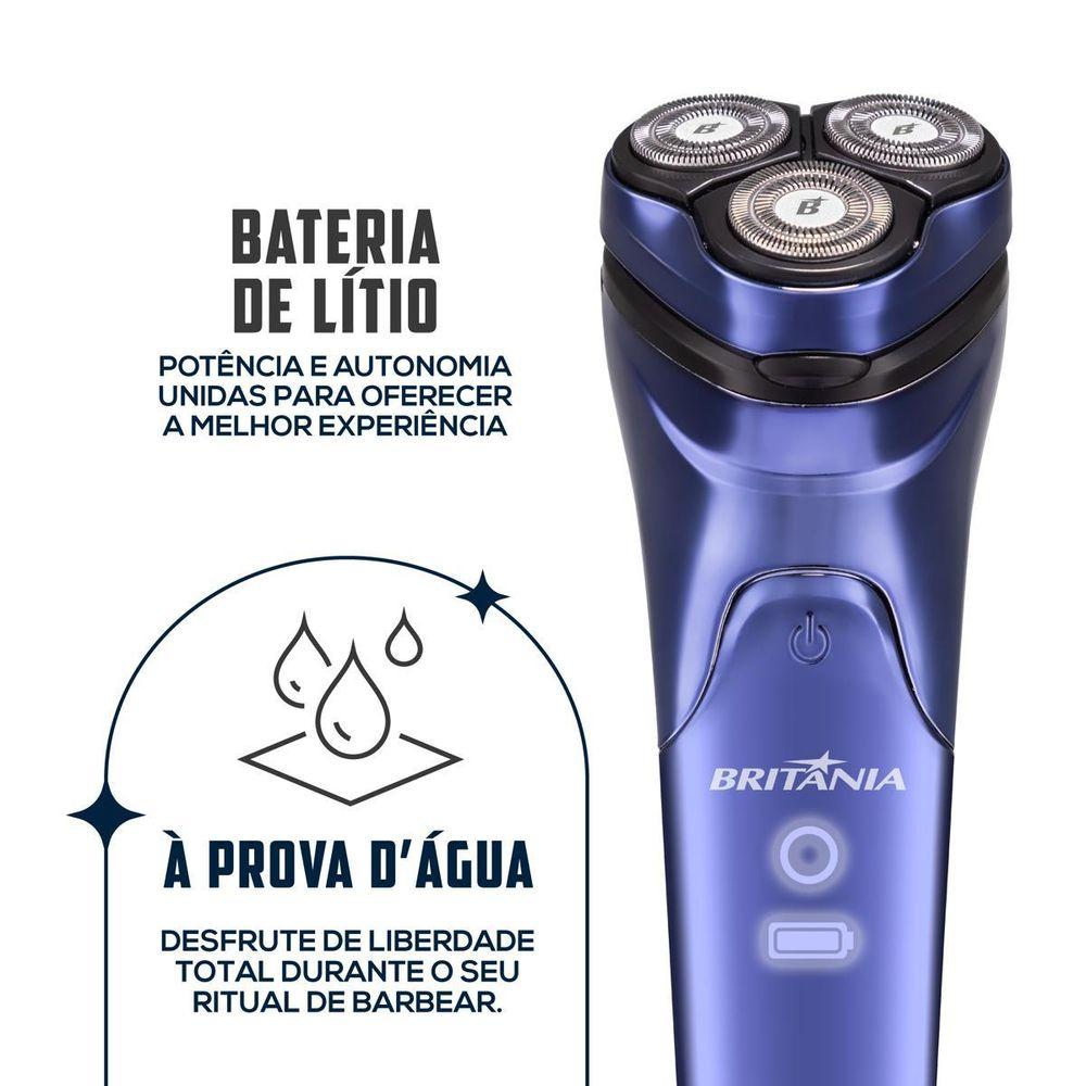 Barbeador Elétrico Britânia À Prova d’Água Bivolt BBA07 - 3