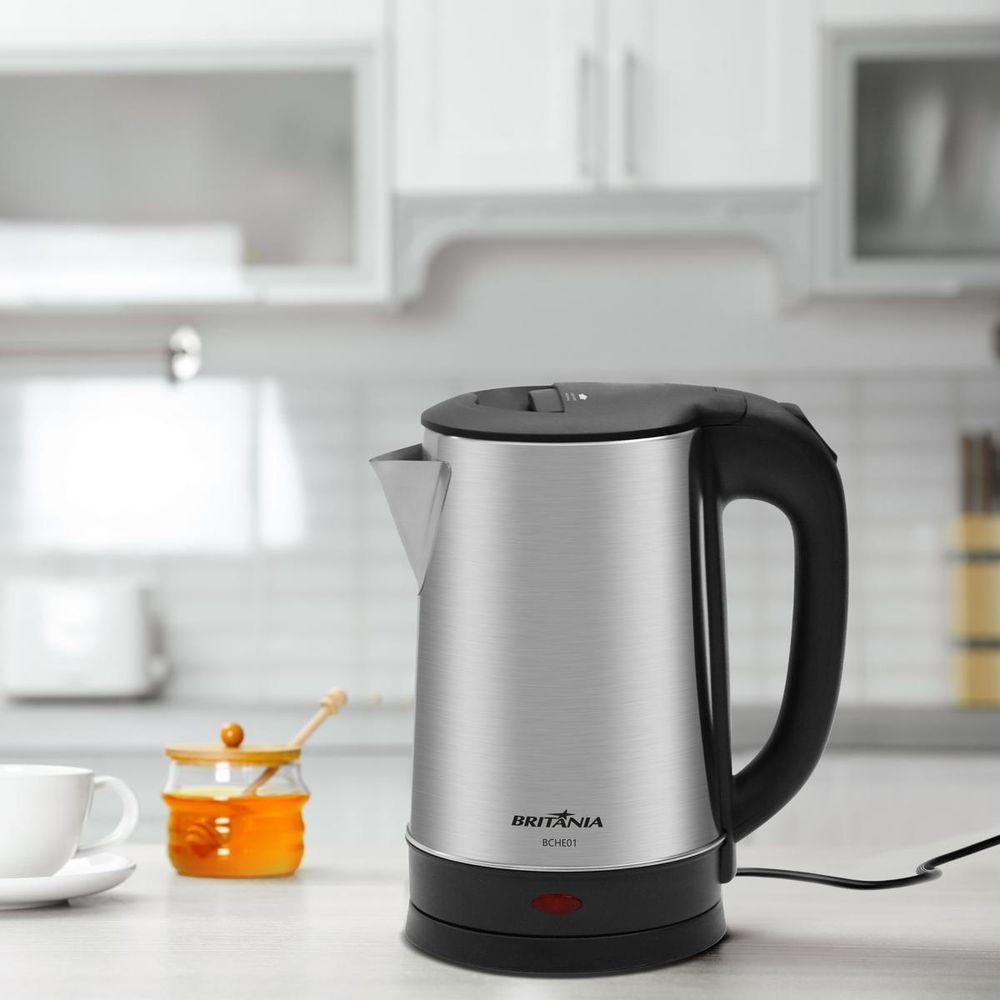 Chaleira Elétrica Britânia 1,6L  Inox 1500W BCHE01 - 2