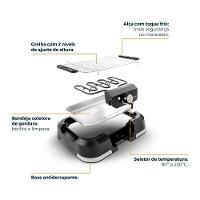 Churrasqueira Elétrica Britânia 1500W Menos Fumaça BCQ10A - 6