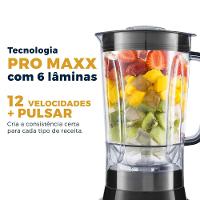 Liquidificador Britânia 1400W 3,2L 12 Velocidades BLQE14A