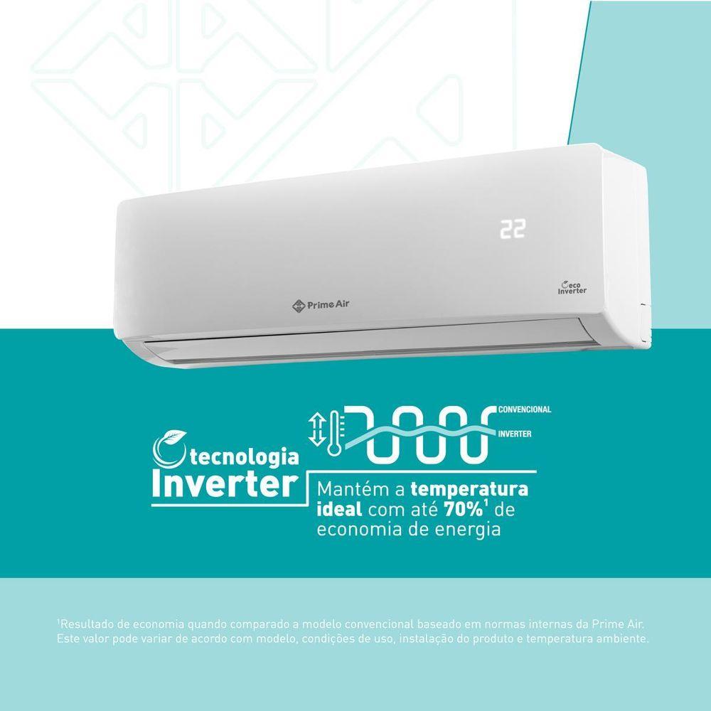 Ar-Condicionado Prime Air Split Inverter 12000BTUs Frio 12FC - 3
