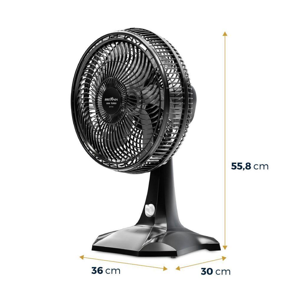 Ventilador 2 em 1 Britânia Tecnologia Maxx Force 60W BVT301 - 6