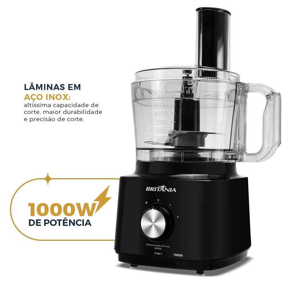 Multiprocessador Britânia 1000W 3 em 1 All In One BMP900P - 3