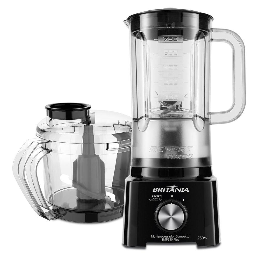 Multiprocessador Britânia 2 em 1 Compacto 300W BMP950 Plus - 2