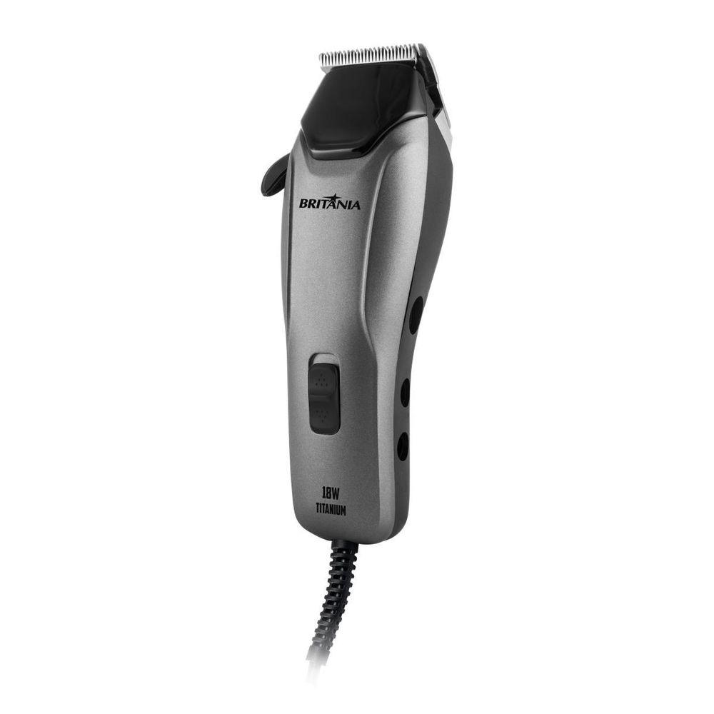 Cortador de Cabelos Britânia BCR18T Titanium 18W - 2