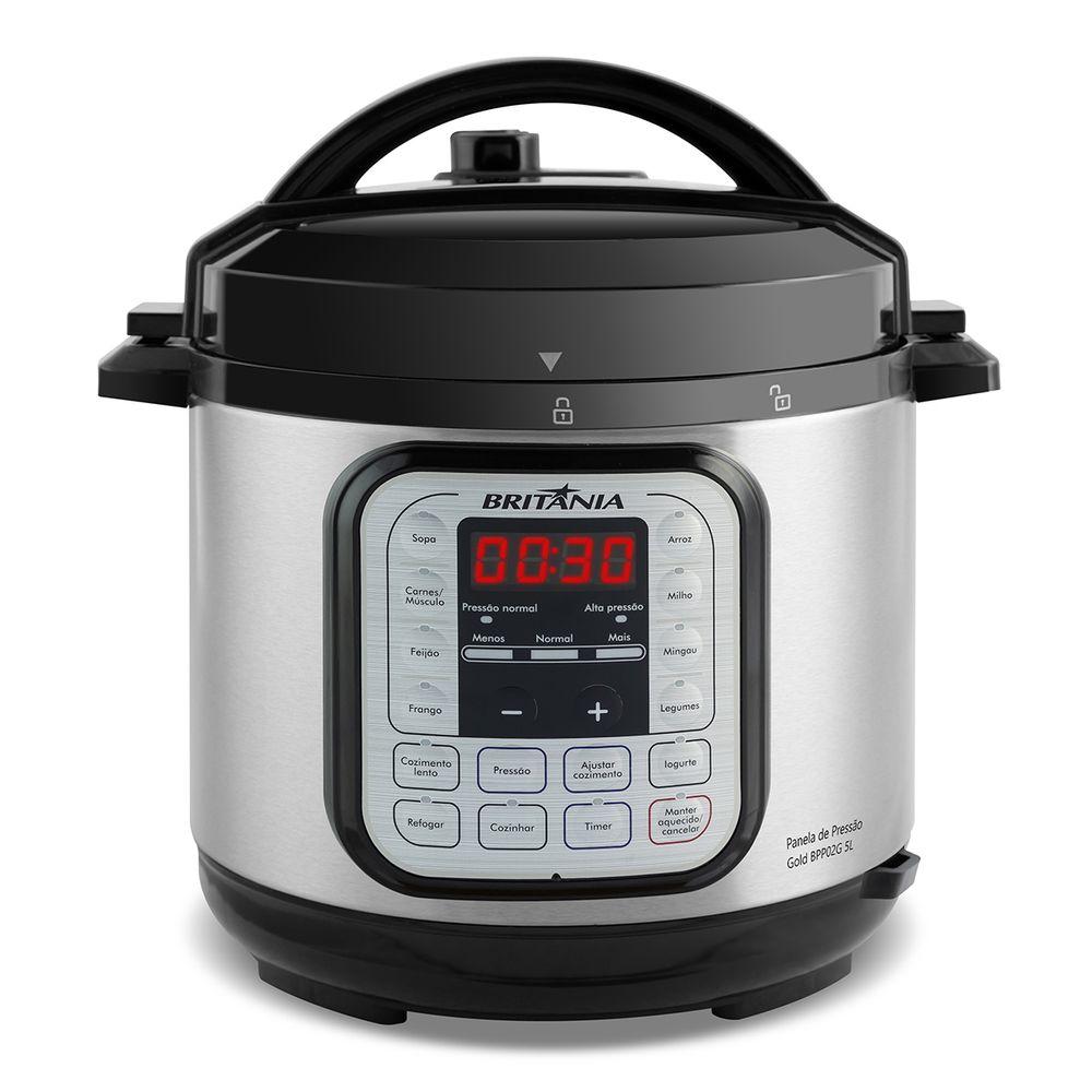 Panela de Pressão Britânia BPP02G Gold 5L 900W - 1