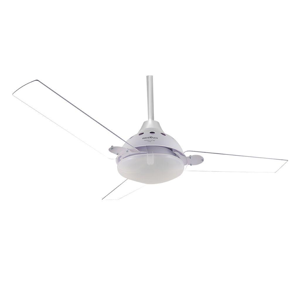 Ventilador de Teto Britânia Silencioso 131W Cristal BVT05B - 1