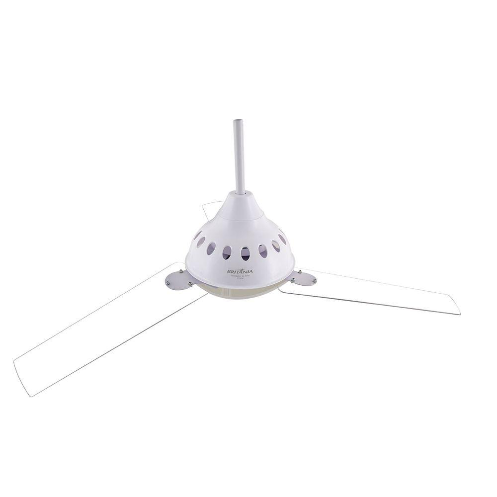 Ventilador de Teto Britânia Silencioso 131W Cristal BVT05B - 2