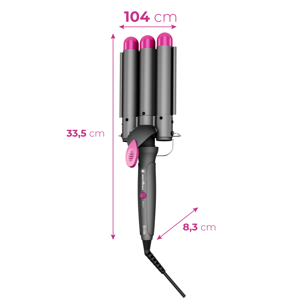Modelador Triondas Britânia Bivolt 190W Tourmaline BECE17 - 6