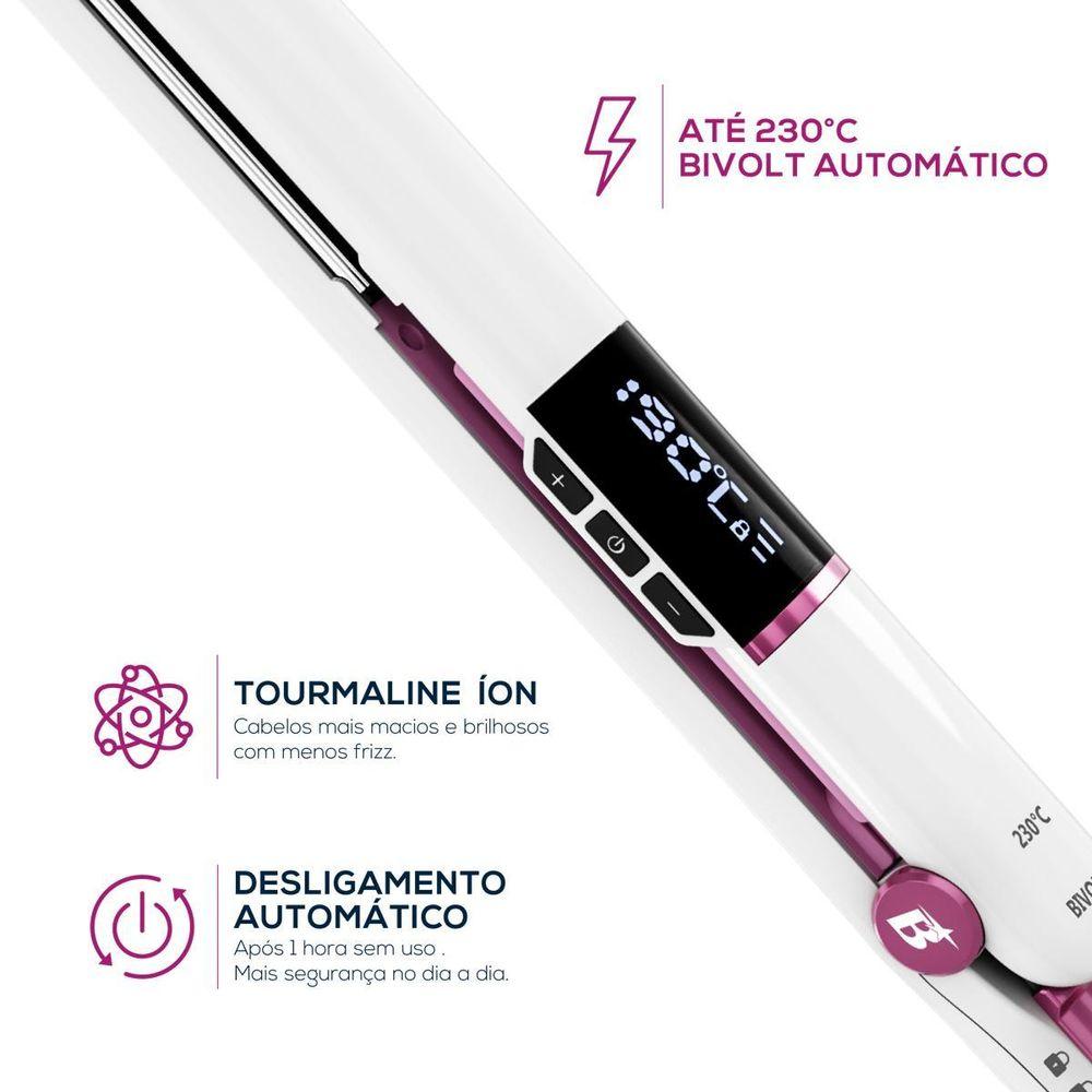 Prancha de Cabelo Britânia Íon Tourmaline Bivolt BPRE01A - 4