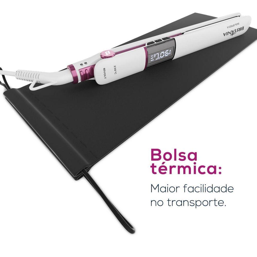 Prancha de Cabelo Britânia Íon Tourmaline Bivolt BPRE01A - 7