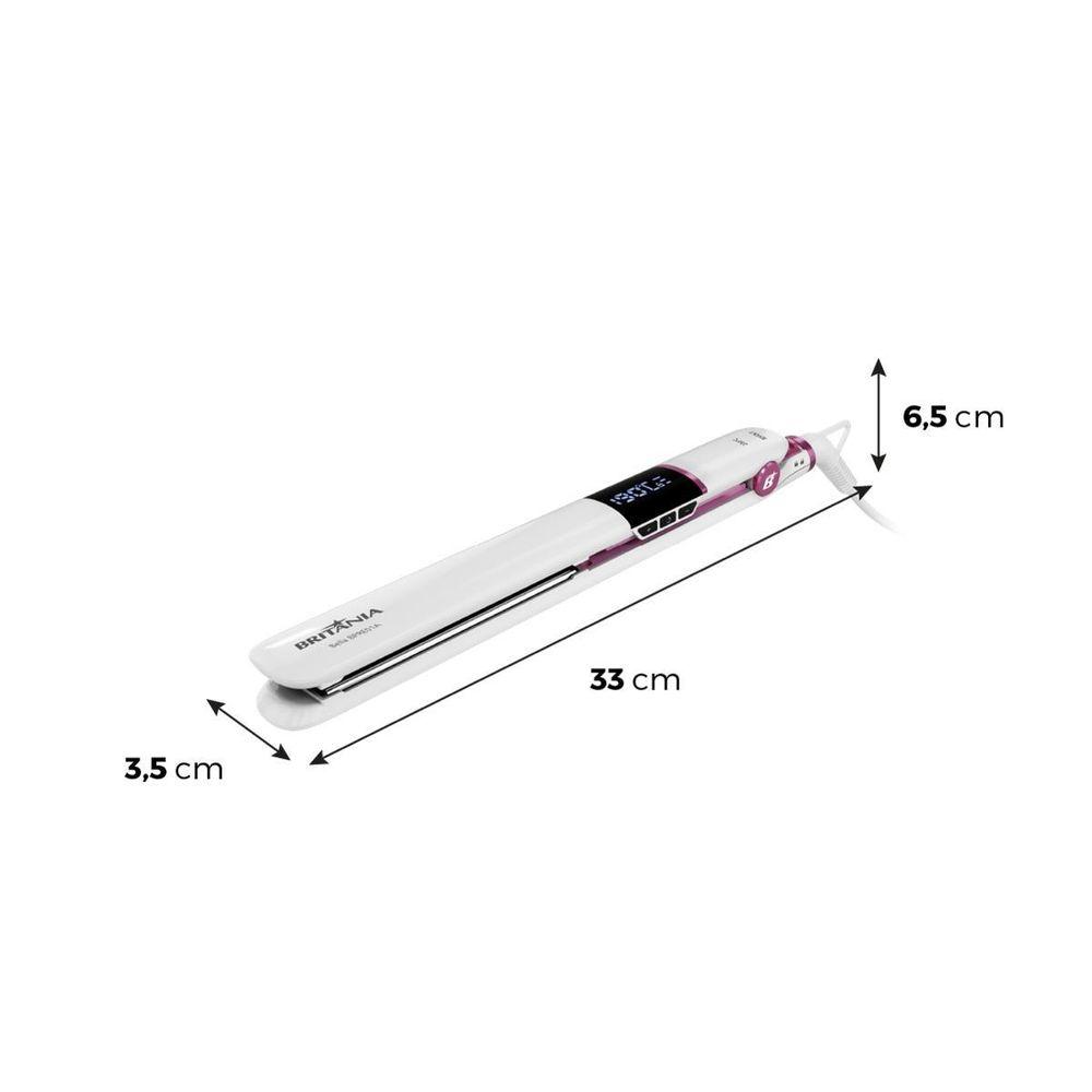Prancha de Cabelo Britânia Íon Tourmaline Bivolt BPRE01A - 8