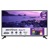 Smart TV 42” Britânia LED Roku TV Dolby Audio BTV42G6FR2CP - 1