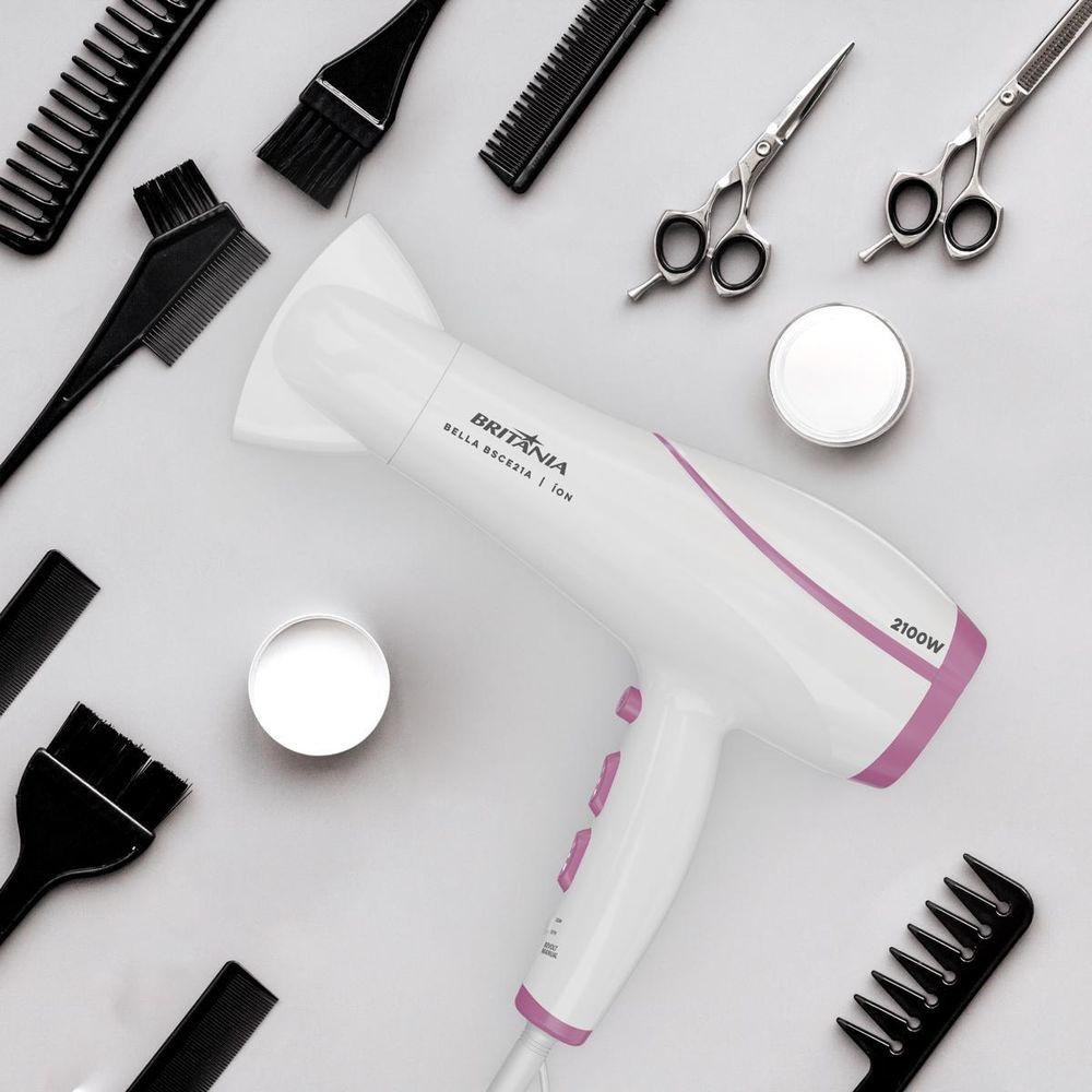 Secador de Cabelos Britânia 2100W Bivolt BELLA BSCE21A - 2