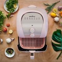 Air Fryer Rosa Britânia 5,5L Cesto Pinkstone 1500W BAFE53
