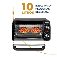 Forno Elétrico Britânia 10L Preto 2 Resistências 1050W BFE11 - 5