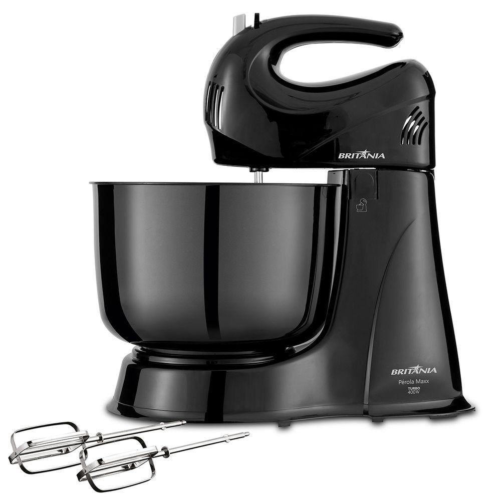 Batedeira Britânia Pérola Maxx Preto 350W - 1