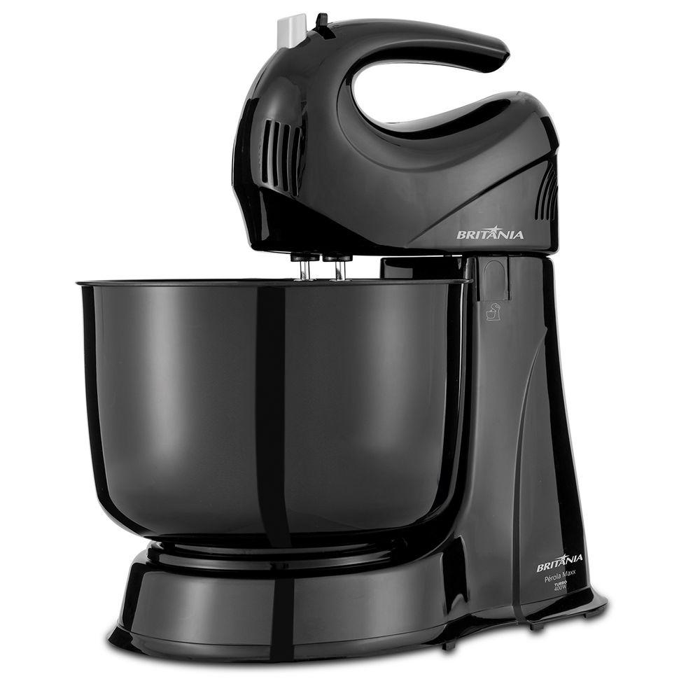 Batedeira Britânia Pérola Maxx Preto 350W - 2