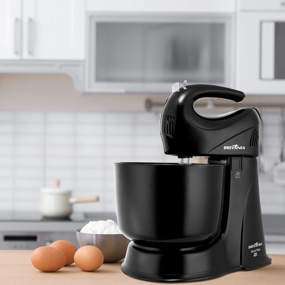 Batedeira Britânia Pérola Maxx Preto 350W - 4
