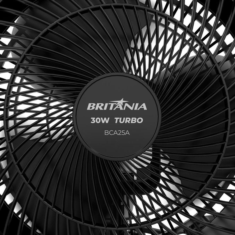 Ventilador Circulador Britânia 30W 3 Velocidades BCA25A - 8