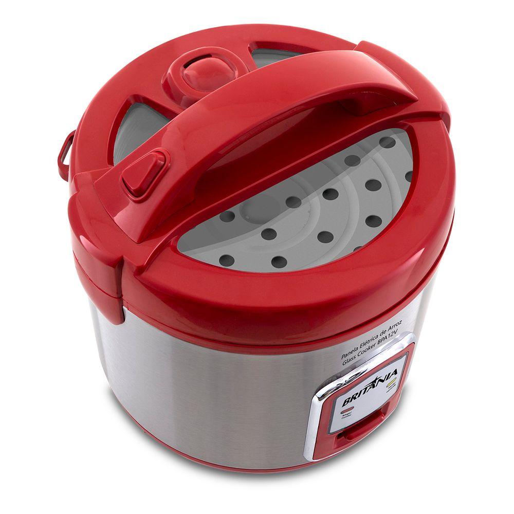 Panela de Arroz Britânia Glass Cooker BPA12V 4L - 2