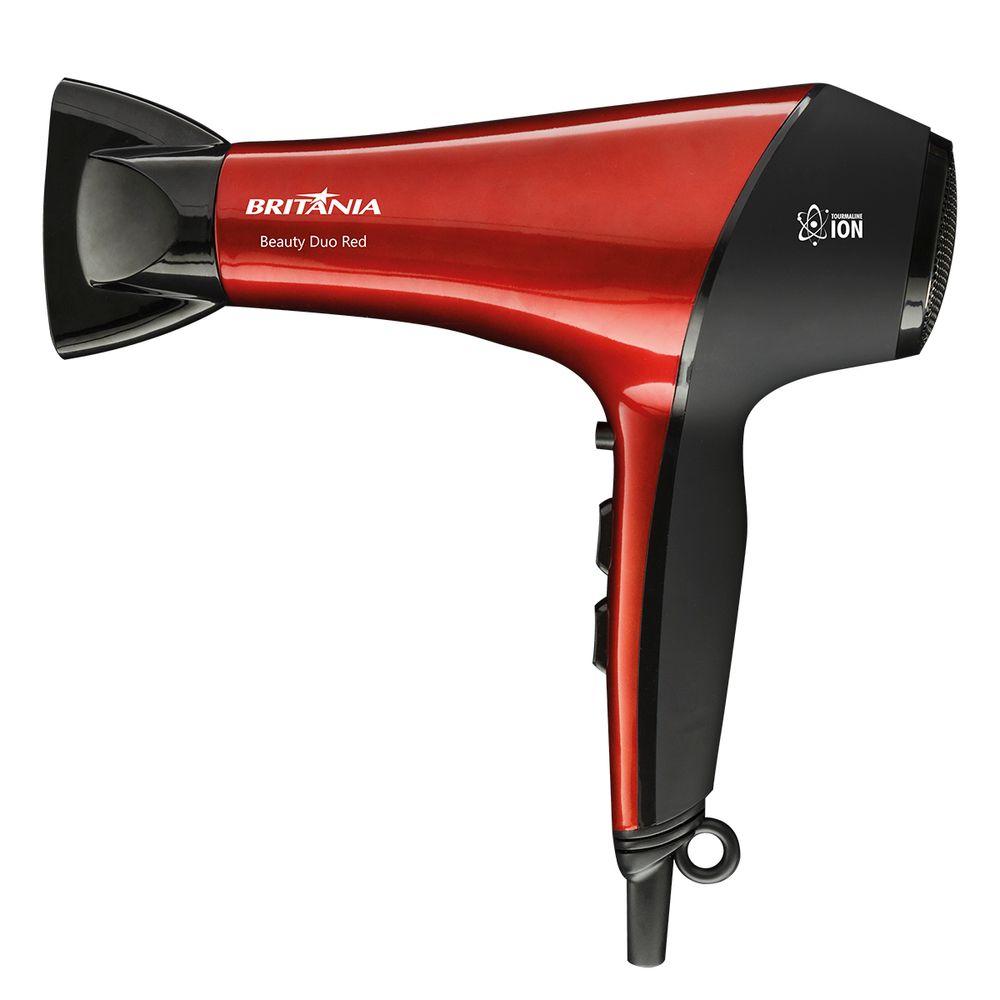 Kit Secador e Prancha de Cabelo Britânia Beauty Duo Vermelho - 2
