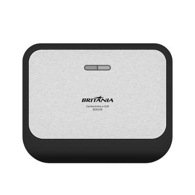 Sanduicheira e Grill Britânia Inox 2 em 1 750W BGR25B