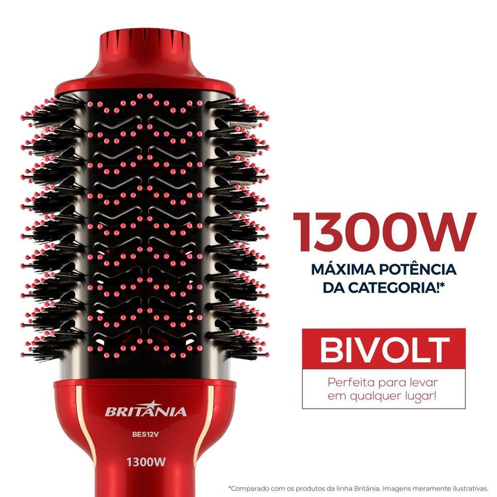 Escova Secadora Britânia Soft 4 em 1 1300W Bivolt BES12 - 2