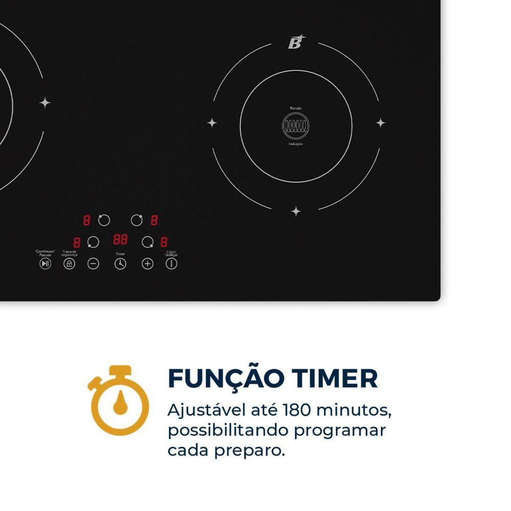 Cooktop 4 Bocas de Indução Britânia BCTE40A - 3