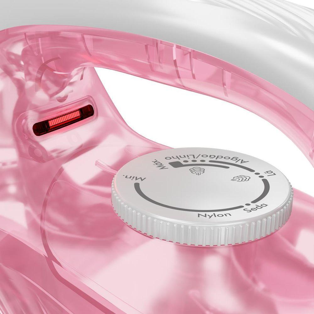 Ferro de Passar a Vapor Britânia Rosa Vapor Extra BFVE01A - 6