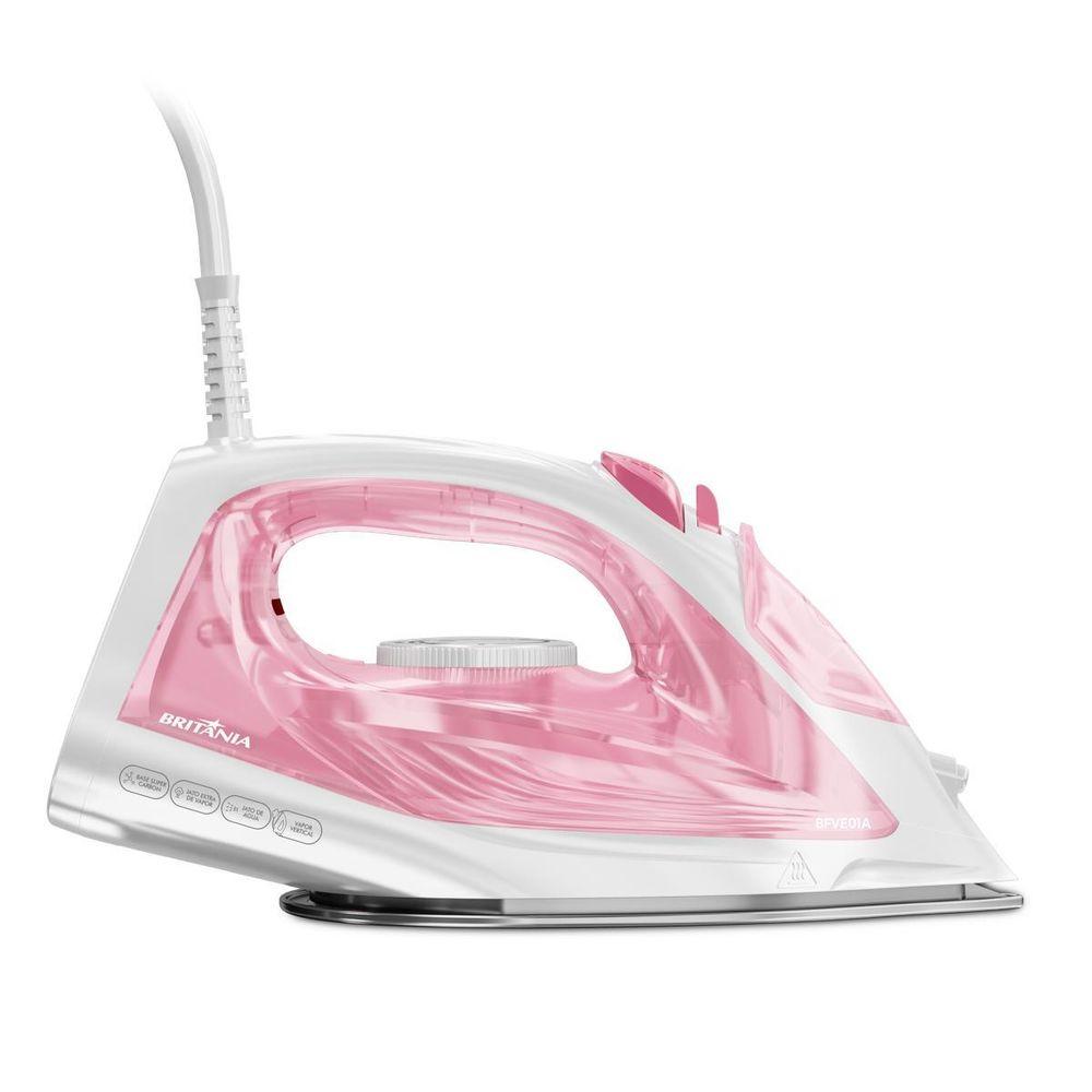 Ferro de Passar a Vapor Britânia Rosa Vapor Extra BFVE01A - 7
