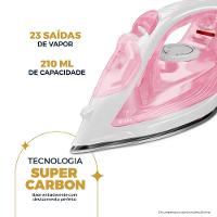 Ferro de Passar a Vapor Britânia Rosa Vapor Extra BFVE01A - 3