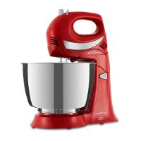 Batedeira Britânia Diamante Inox Vermelha 550W - 1