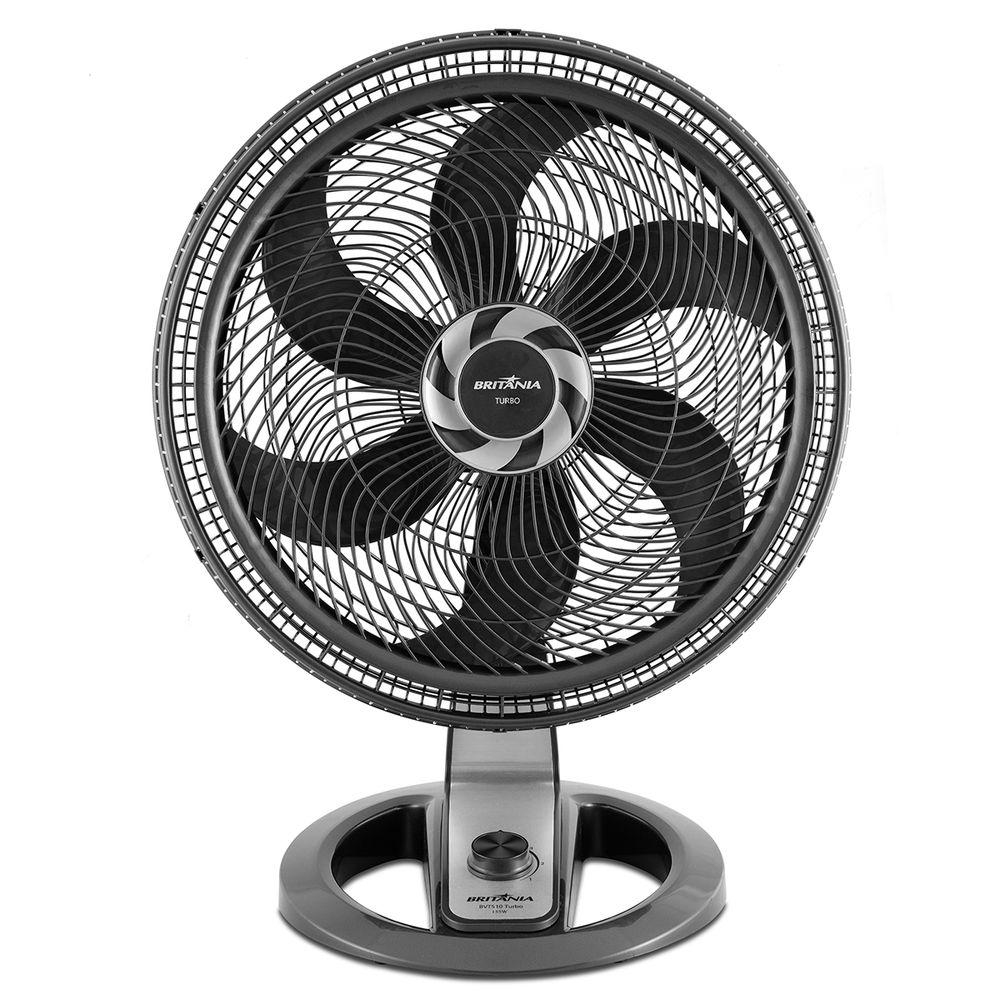Ventilador Britânia Turbo Silencioso 160W BVT510 Titanium - 1