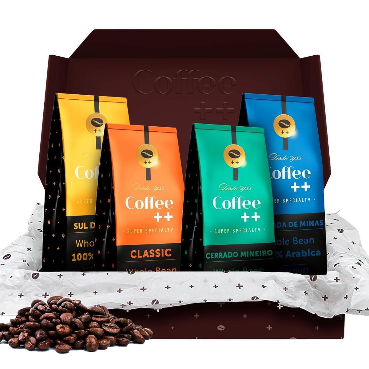 Kit com 4 Pacotes  Café Especial Coffee Mais em Grãos -  4 x 250g - 1