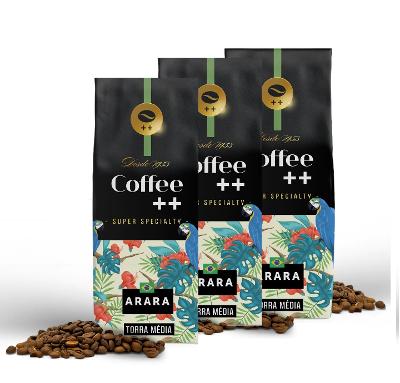Café Especial em Grãos  Arara  Coffee Mais 100% Arábica 250 Gramas - 3 unidades