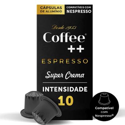 Capsula De Café Espresso Coffee Mais Intenso Super Crema - 10 unidades