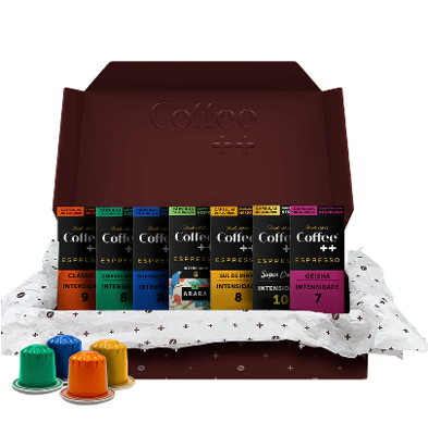 Kit 70 Cápsulas Compatíveis Com Nespresso Coffee Mais Variedades