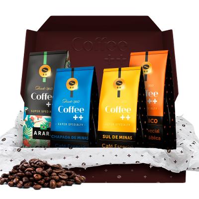 Kit 4 Pacotes Café Especial Em Grãos Coffee Mais Variedades